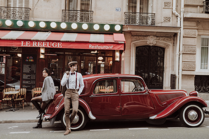 Traction Avant 11B from 1955 with Ada & Louis by Teressa.